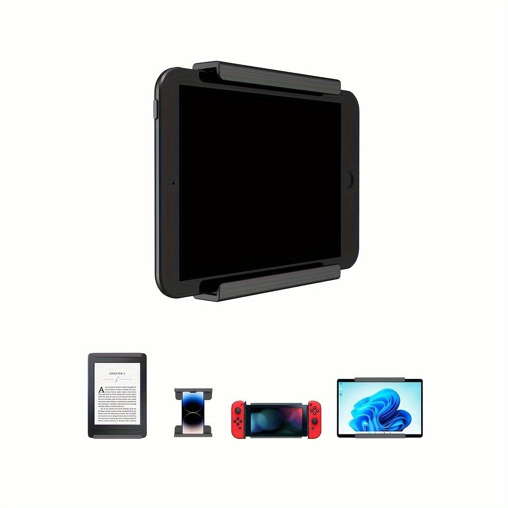 TEMU Universal Tablet Wall Mount For Ipad Mini/ Ipad Pro/ Ipad Air Wall Mount Tablet Holder For / Kindle/ E-reader Wall Phone Holder For Iphone 8/9/10/12/13/14 Fixed By Adhesive Or Screw