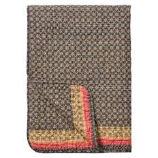 Ib Laursen Quilt blå, rosa og natur -