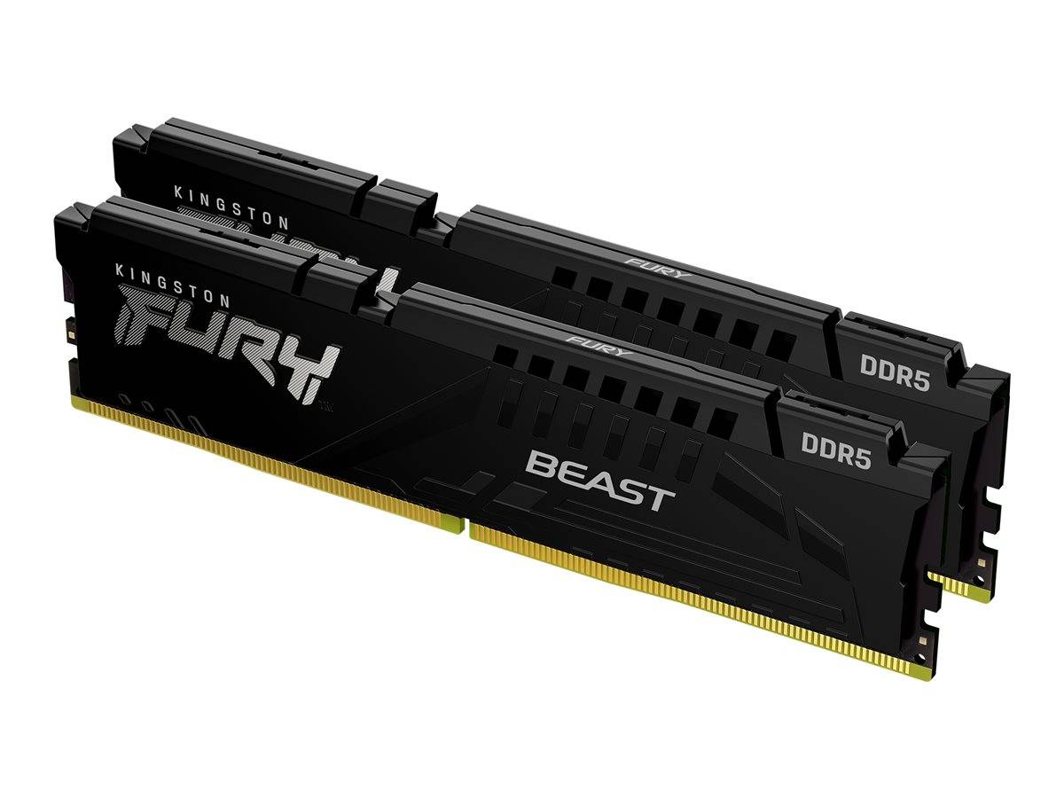 Kingston FURY Beast DDR5 SDRAM 32GB kit 6000MHz CL30 On-die ECC DIMM 288-PIN --> På vej ind, levering hos dig 14-08-2026