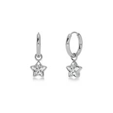 Edblad Star Sparkle Hoops Örhängen Stål
