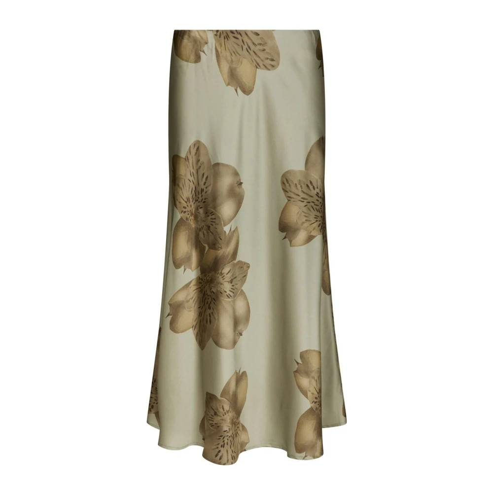 Neo Noir Bovary Misty Orchid Skirt Smoke Green - 168285 - Nederdele - Dame - Grøn - S -
