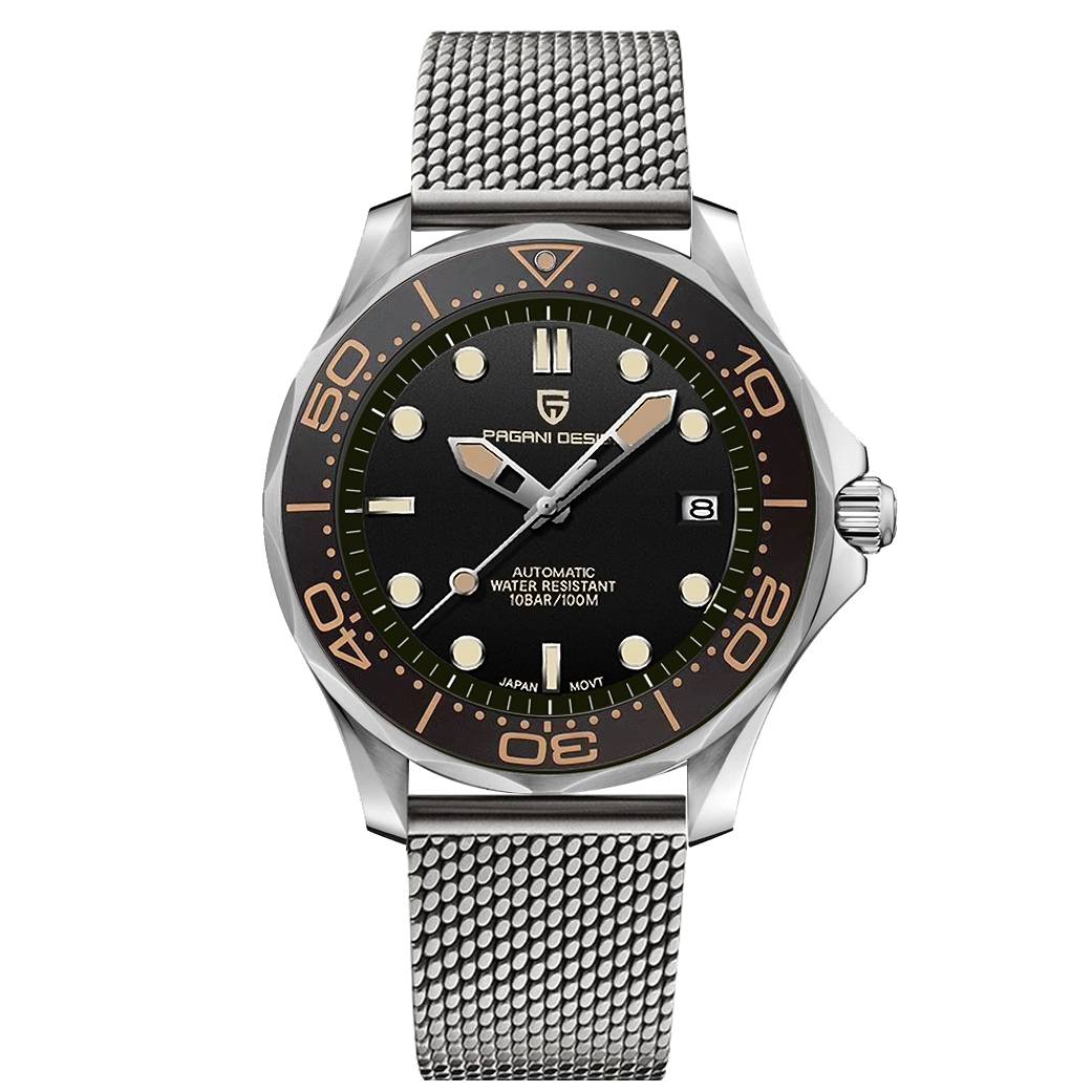 PAGANI DESIGN Men Watches 2026 New 007 Retro Luxury Automatic Watch For Men Mechanical Wristwatch Men Stainless steel Waterproof