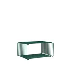 Montana - Panton Wire Half Height hylla, djup 25,7 cm - Pine - Hyllsystem - Verner Panton - Grön - Metall