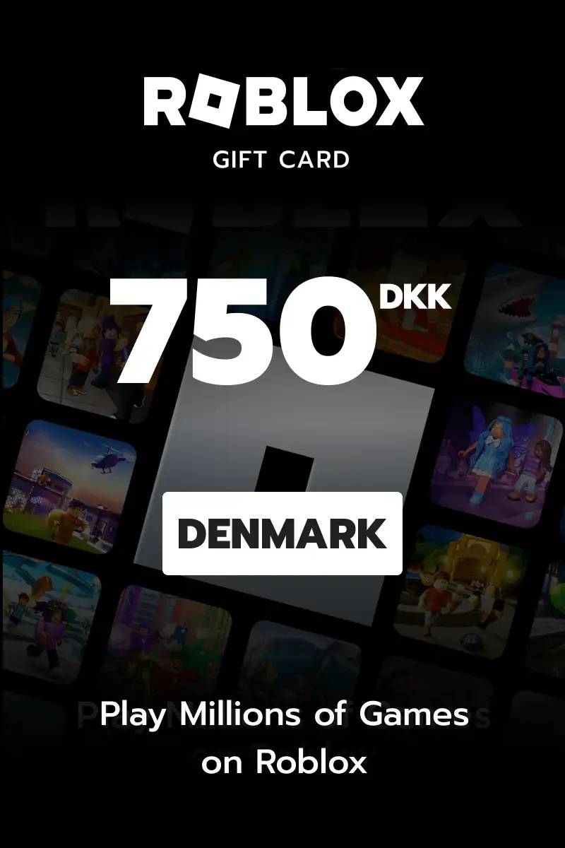 Roblox 750 DKK Gift Card (DK) - Digital Code.