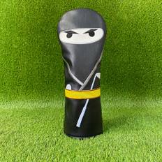 TEMU Pattern Black Golf Club Head Covers Provide Protection And Style, 3/5th Wood Ut Wood Rod Cover Protector, Suitable For All Types Of Golf Clubs, Essential Accessory For Golf Enthusiasts