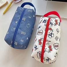 Hello Kitty Cute Handheld Makeup Bag, Beach Bags For Women Gifts,Sunglasses Organizer Travel Organizer Bags,Christmas Purse High-Capacity Pencil Bag,B - Multicolor - B,A