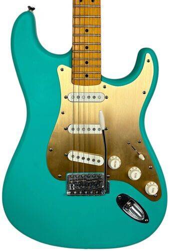 Squier by Fender 40th Anniversary Stratocaster 2022 - Satin Seafoam Green | Satin Seafoam Green