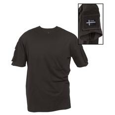 Svart Tactical T-shirt - SWE gray flag (XL)