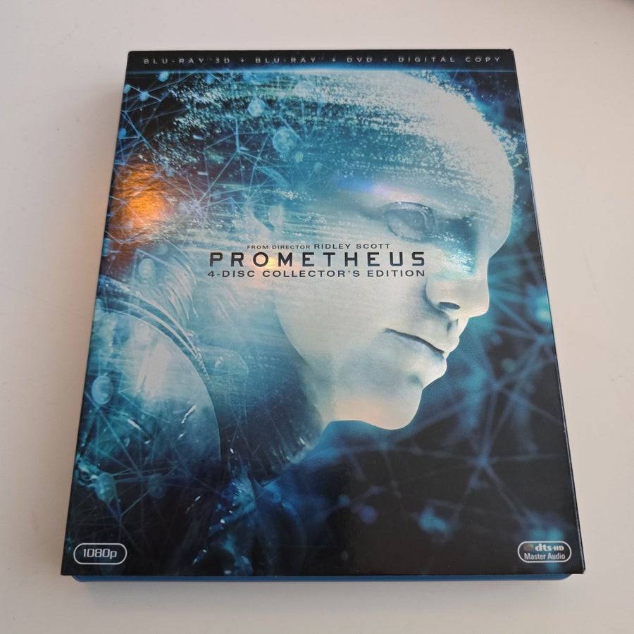 Prometheus 4-Disc Collector's Edition Blu-ray 3D + Blu-ray + DVD + Digital Copy
