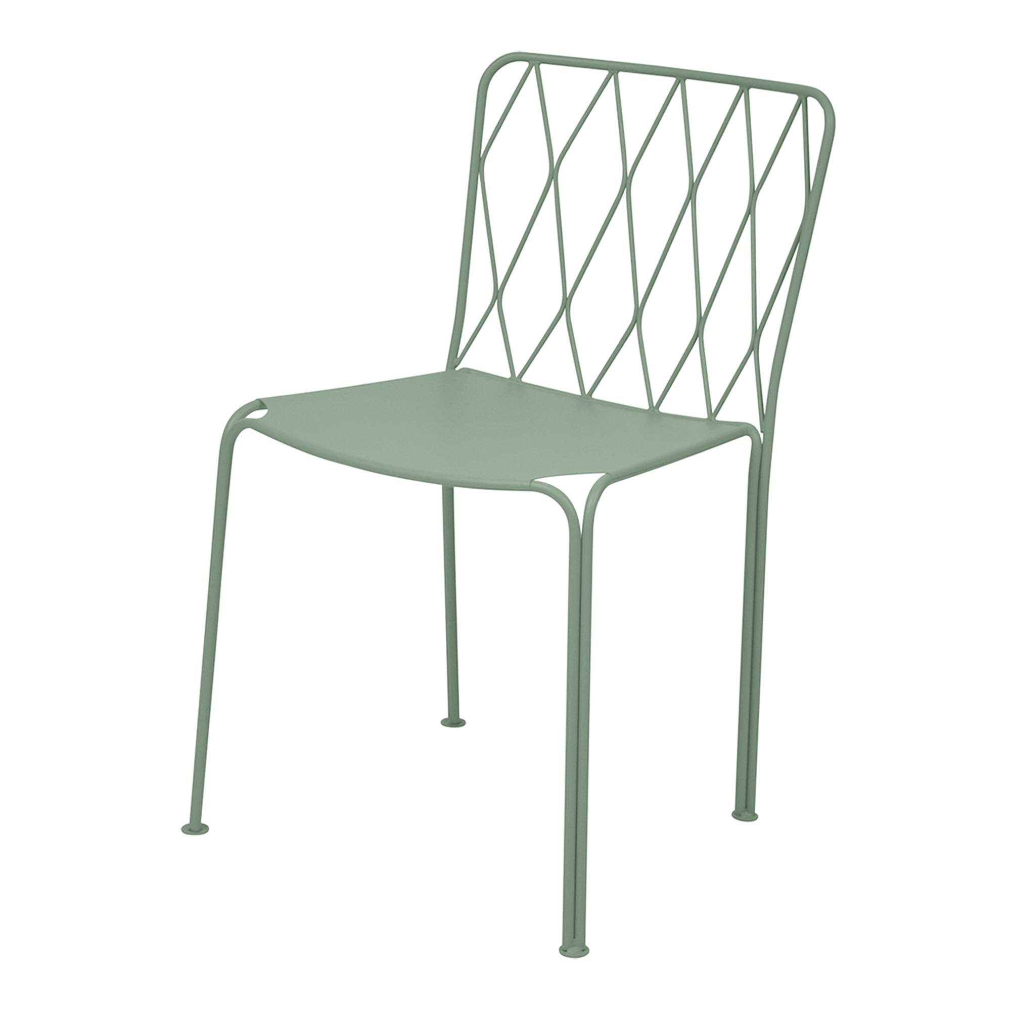 Fermob - Kintbury Chair Cactus 82 - Matstolar utomhus - Terence Conran - Grön - Metall
