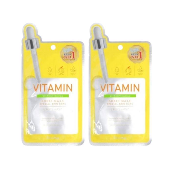 Picomonte - Dcure+ Vitamin + Citrus Face Mask - 1 pc (2ea) - black