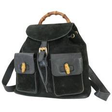 Gucci Vintage Bamboo leather backpack