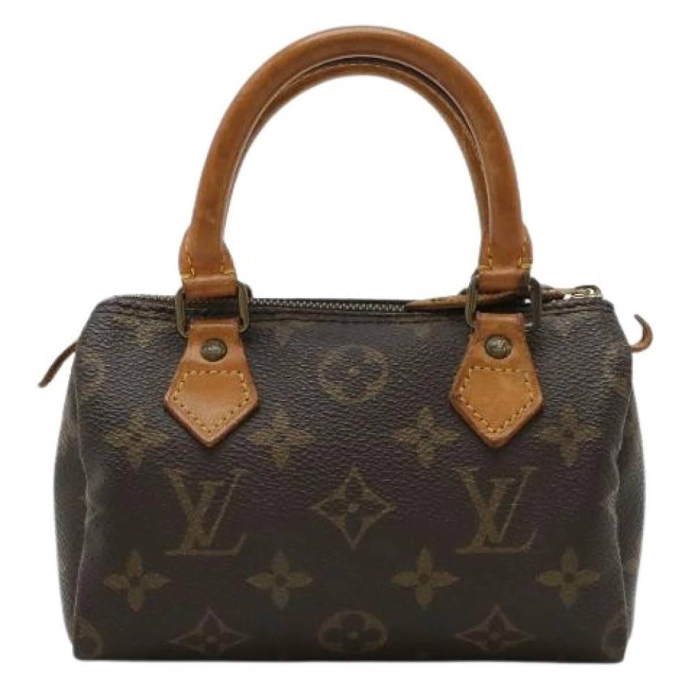 Louis Vuitton Vintage Pre-owned Monogram Mini Speedy Håndtaske - Vintage - Dame - Brun - ONE SIZE -