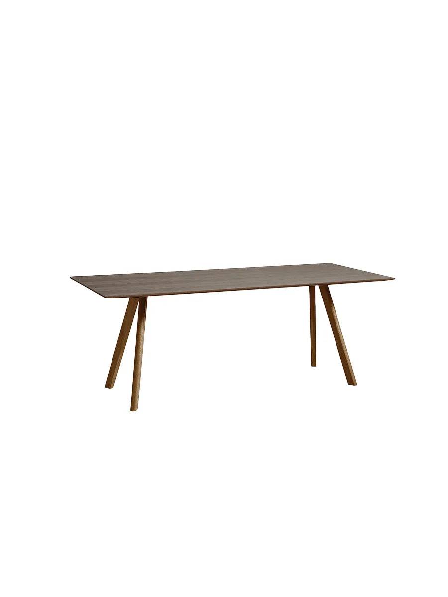 CPH30 bord, 200 cm fra Hay Sort laminat / Lakeret valnød - Jacobsen Plus