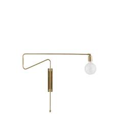 HOUSE DOCTOR Swing Væglampe |Guld |One Size