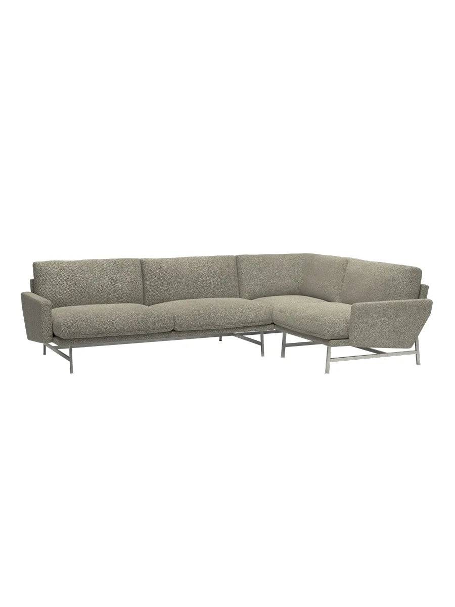 Lissoni PL114 Sofa, Moss 015 fra Fritz Hansen - Jacobsen Plus