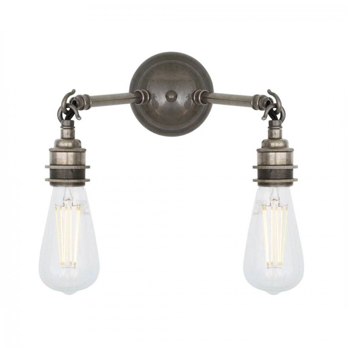 Vägglampa Arrigo, Antique Silver