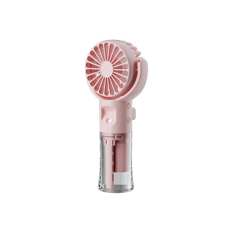 F4 Handheld Misting Fan Humidifying Misting Fan Hanging Neck Fan Folding Handheld Fan,