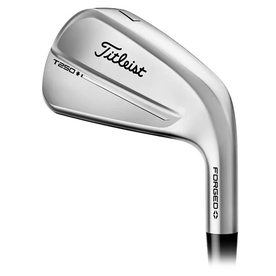 Venstrehånds Titleist T250 Launch Spec Herre Jern Stålskaft 5 - PW Regular flex