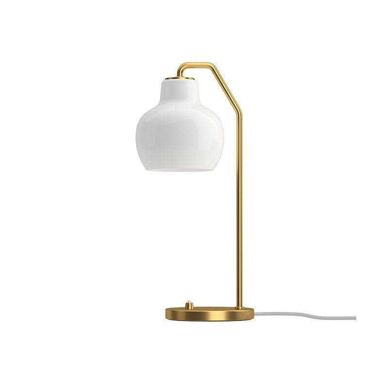 Louis Poulsen VL Ring Crown bordslampa opalglass/brass