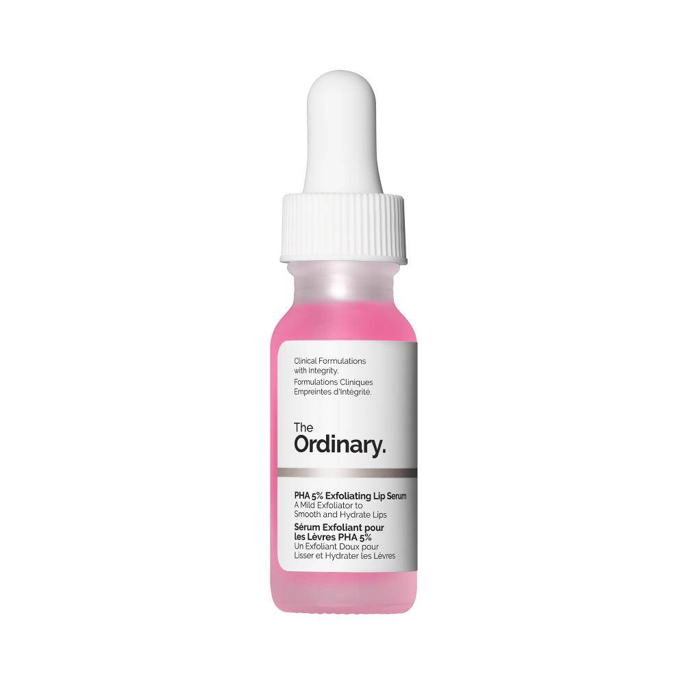 The Ordinary PHA 5% Exfolierande Läppserum Utjämnande & Mjukgörande Läppvård 15ml