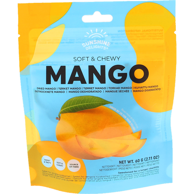 Sunshine Delights Mango Soft & Chewy 60 g