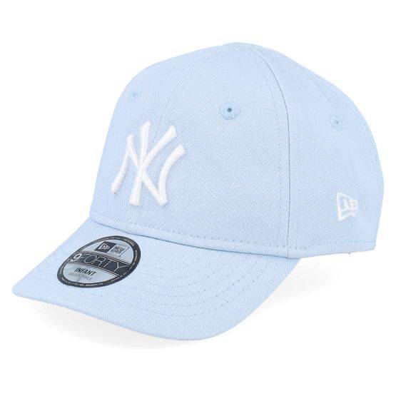 New Era - MLB Blå adjustable Keps - Kids New York Yankees Infant League Essential 9FORTY Sky/White Adjustable @ Hatstore