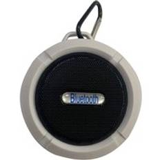 Mini bluetooth plast bärbar trådlös högtalare med samtal handsfree vattentät för dusch badrum dålig bil strand & utomhus - Vit