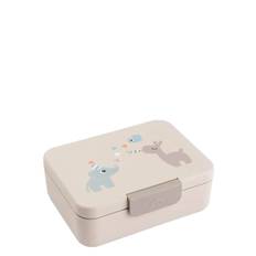 DONE BY DEER Lunch Box W/Divider Celebration Sand |Beige |17.5X 13X H 6.5 cm