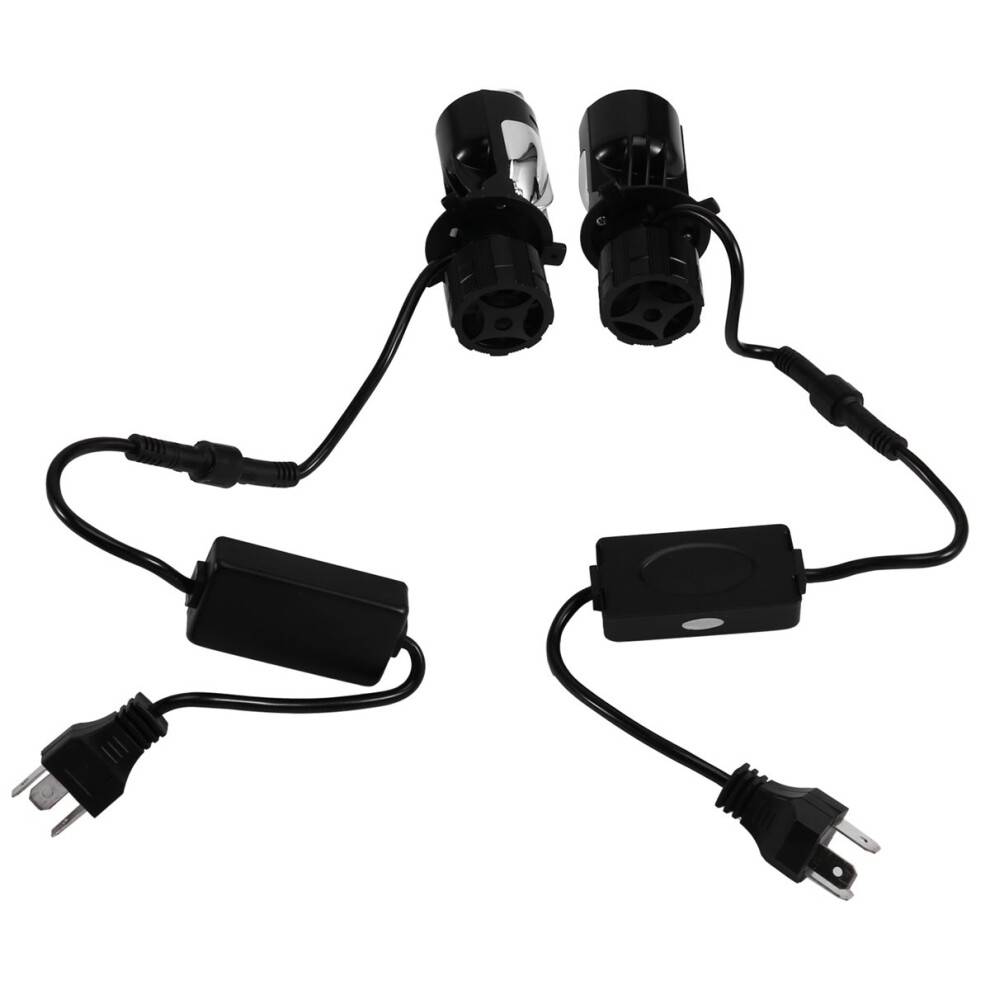 A82 H4-linse forlygter billampe mini-linse LED HIB2-pærer bil motorcykel dobbelt projektor højrestyret