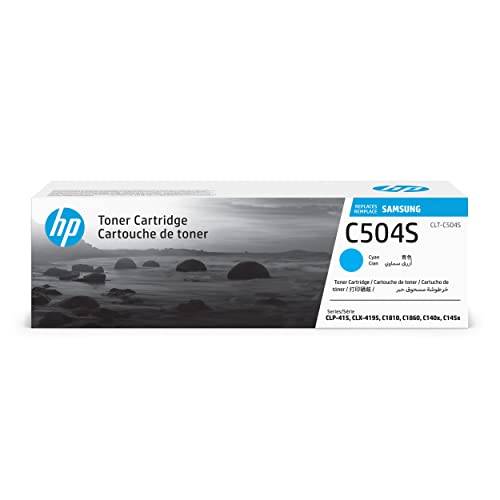 HP CLT-C504S (SU025A) original toner cyan (kompatibel med: CLP-415N, 415NW/Xpress C1810W, C1404W, C1860FW, C1454FW, C1454N, C1453FW/CLX-4195N, 4195FN, 4195FW), stor