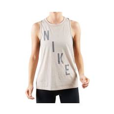 Nike Tailwind Tank Top Str. S Dame - Let og åndbar singlet i Moon Particle/htr til løb
