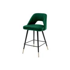 Avorio barstol roche green velvet - Grön (A. 50 | B. 50 | C. 90 | D. 43 | E. 65 cm)