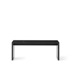 Audo Copenhagen - Plinth Bridge, Nero Marquina - Soffbord - Norm Architects - Svart - MDF/Sten/Plast