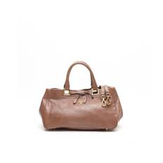 Prada Glace Calf Bag - Brown (17x32x16 cm)