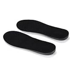 Invisible comfortable shock-absorbing inner height insole: multi-layer height options, suitable for spring sports wear (Material : Black 2CM, Size : 35 44)