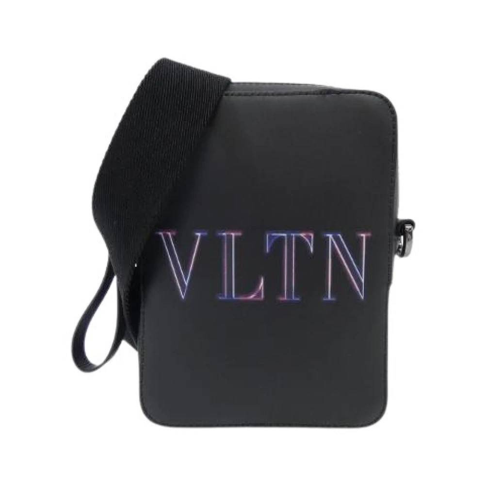 Valentino Vintage Pre-owned Leather Cross Body Bag - Vintage - Dame - Sort - ONE SIZE - Uld