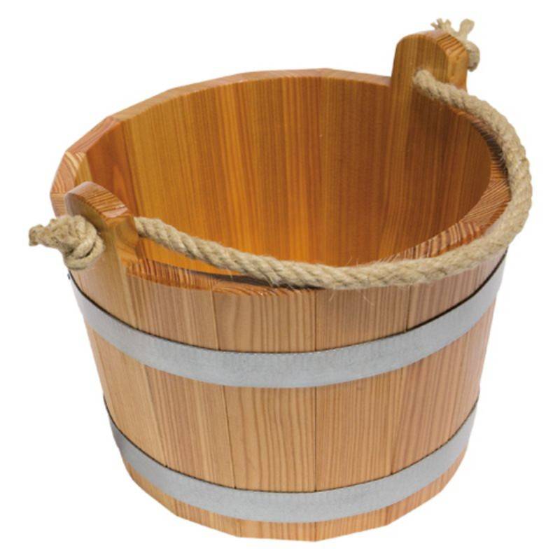 Finnsa - Sauna Spand Lærk m Hank 6,5l