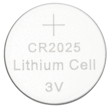 Q-Connect Knopfzellen-Batterie Lithium CR2025 3 Volt - 4 Stück.