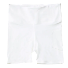 PEACHY Player Tights Short - M Vit Damkläder
