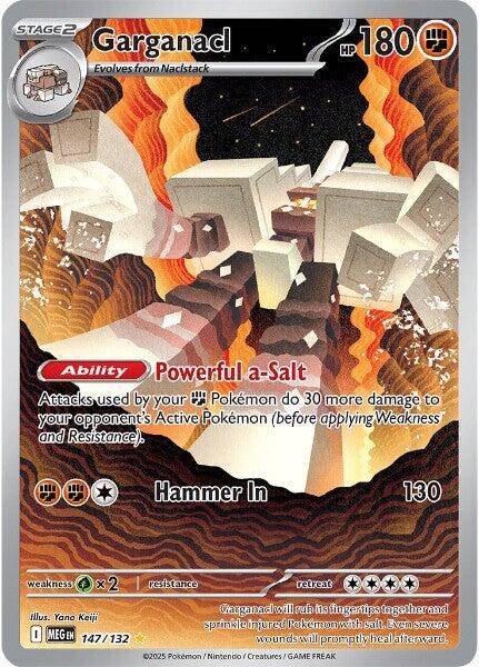 Garganacl 147/132 Pokemon ME01 Mega Evolution