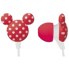 Mupods Polka Dot Earphones Red x White Dot