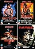 Rambo Complete DVD Collection: First Blood / Rambo 2 / Rambo 3 / Rambo 4 + Extras by Sylvester Stallone