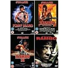 Rambo Complete DVD Collection: First Blood / Rambo 2 / Rambo 3 / Rambo 4 + Extras by Sylvester Stallone