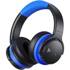 E7 Basic B Active Noise Cancelling Headphones Bluetooth Headphones Wireless Headphones - Cyanine