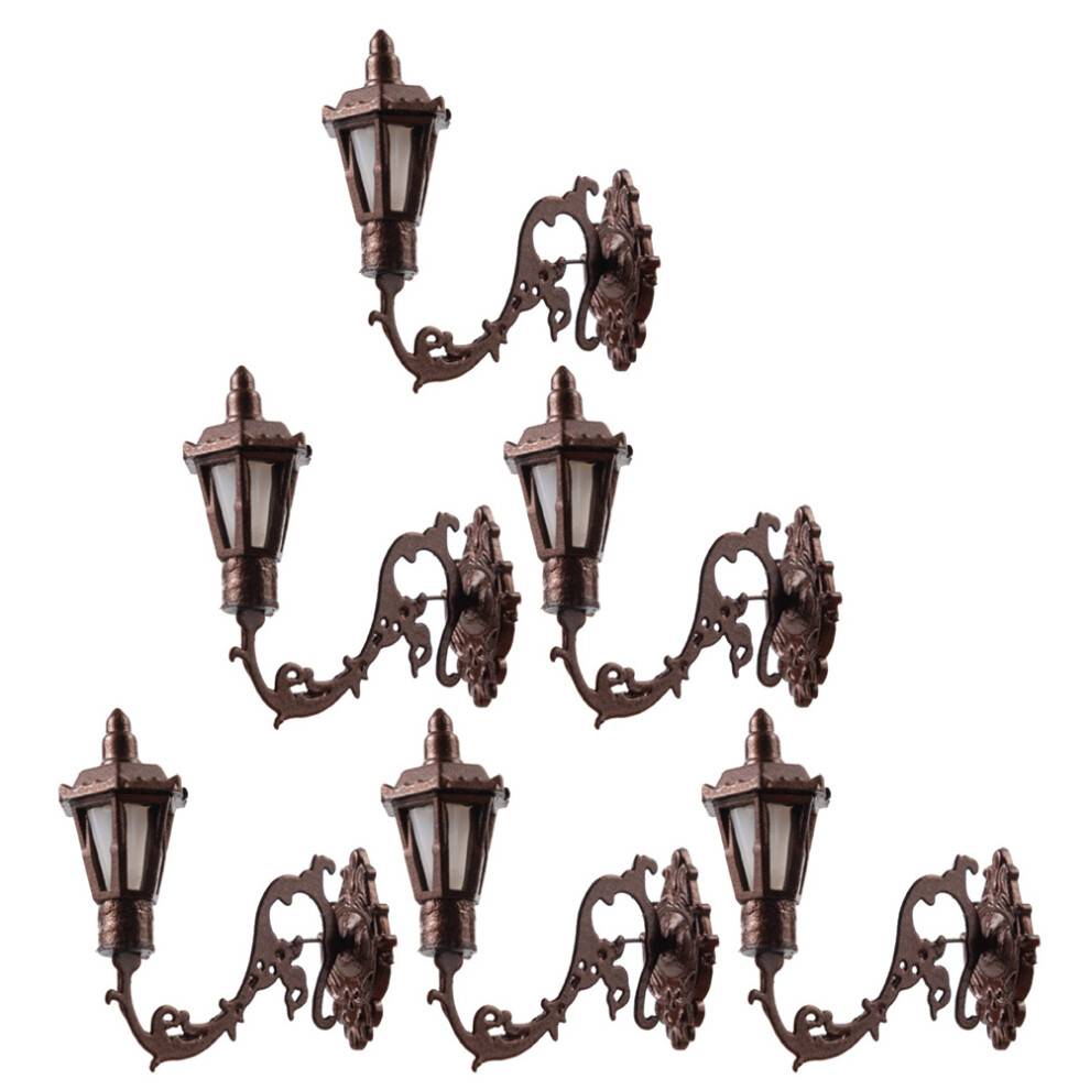 24St Dockhus Miniatyr Vägglampa ABS Kaffefärg Elegant