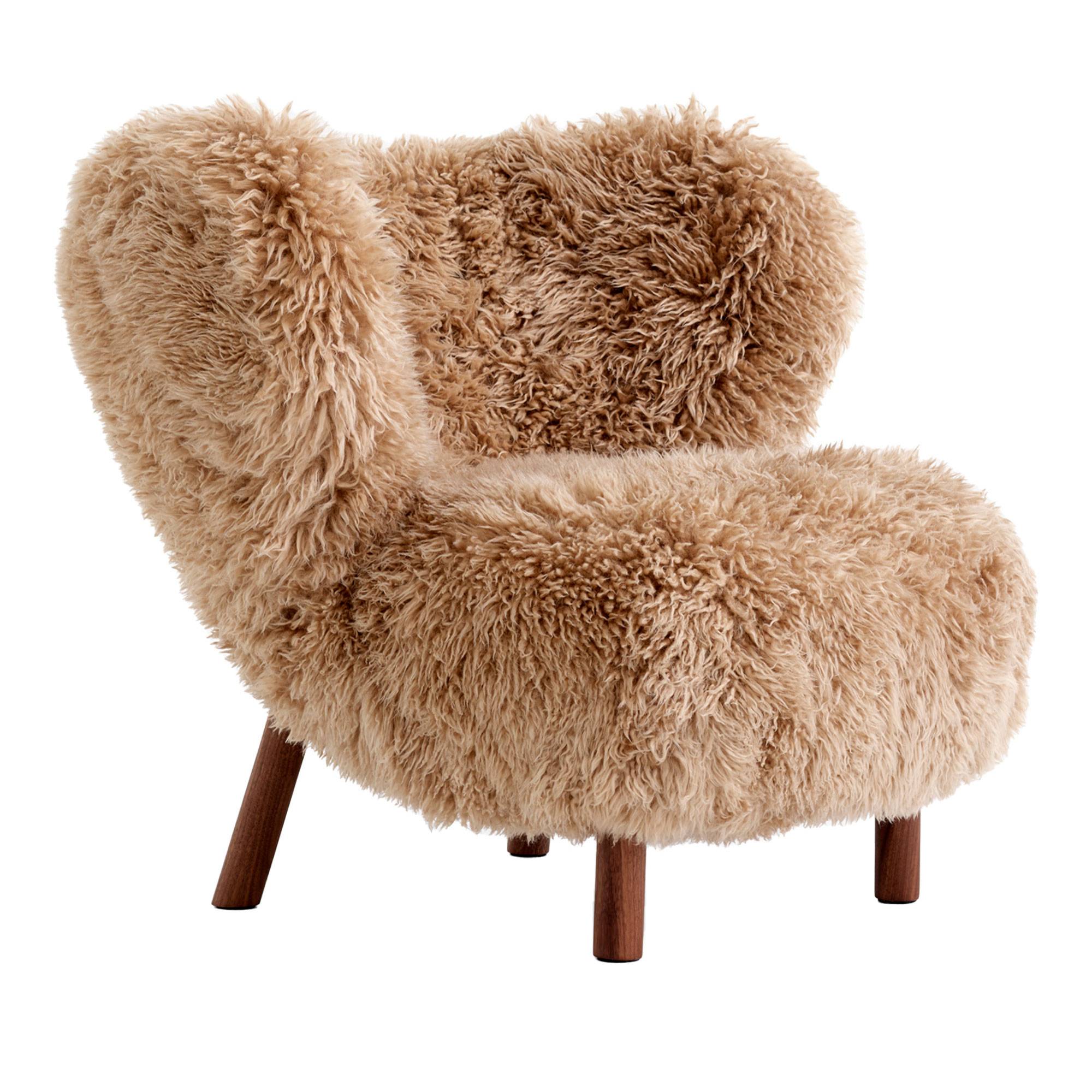 &Tradition Little Petra VB1 Lænestol Sheepskin Honey / Valnød.