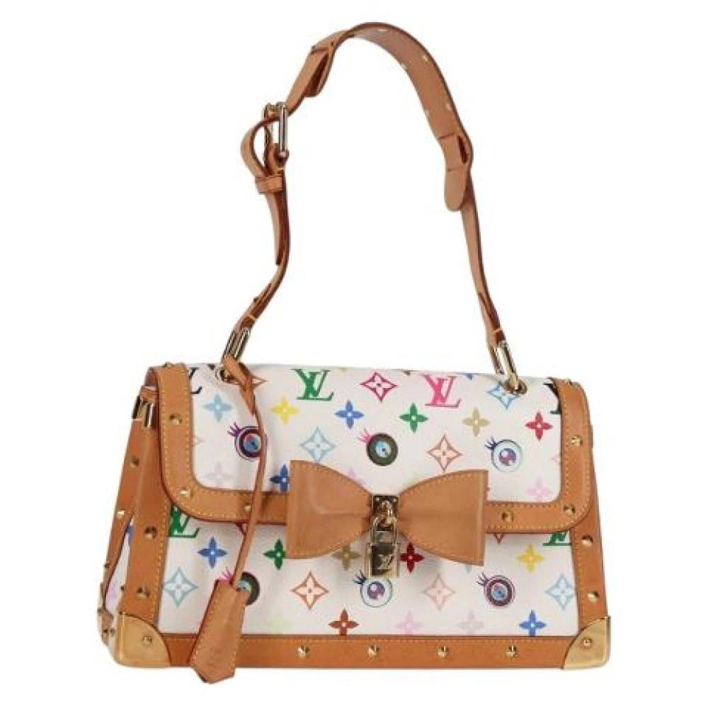 Louis Vuitton Vintage Pre-owned canvas tasker - Vintage - Dame - Hvid - ONE SIZE - Uld