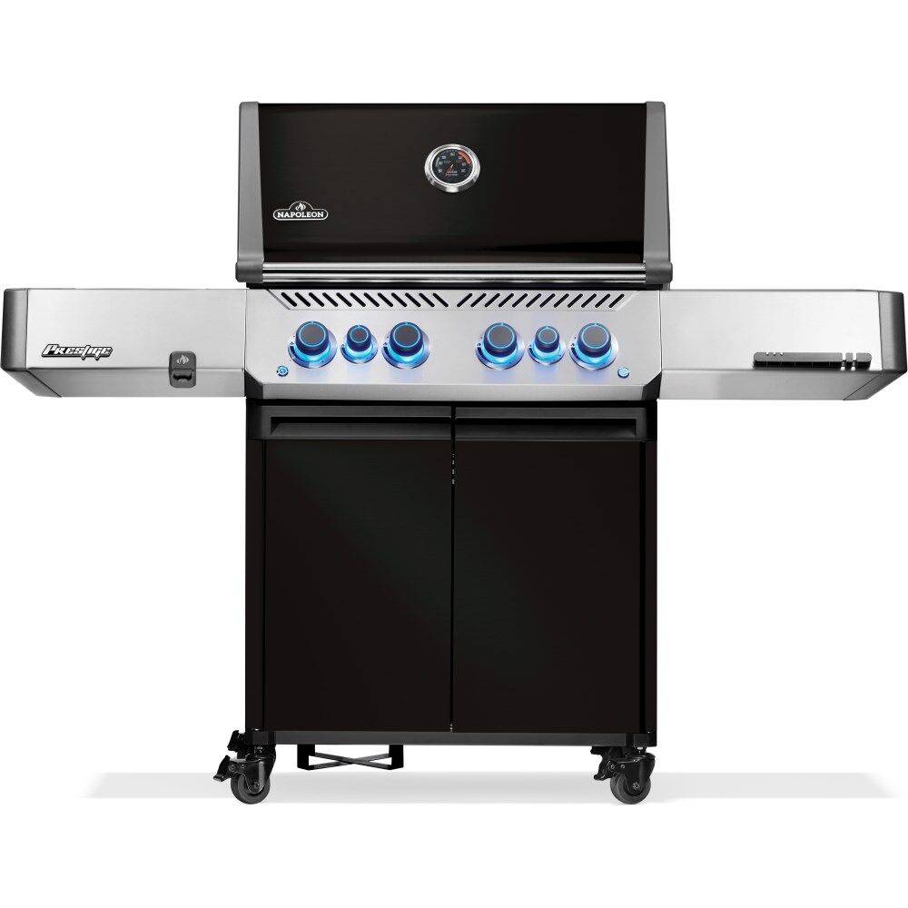 Napoleon Prestige 500 Gasgrill - mit SIZZLE ZONE und Heckbrenner - Schwarz - Modell 2025