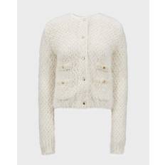 Moncler Padded Wool Cardigan Natural M